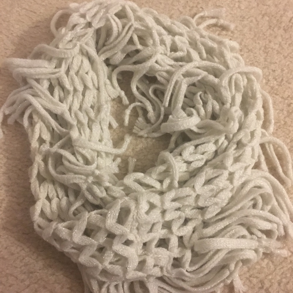 Cream Infinity Scarf